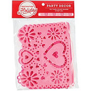 Destination Holiday Felt Papel Picado Valentine's Banner