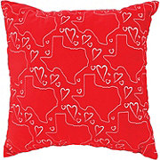 Destination Holiday Texas Hearts Valentine's Throw Pillow