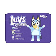 Luvs Bluey Platinum Protection Baby Diapers - Size 2