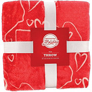 Destination Holiday Valentine's Throw Blanket - Red Texas