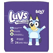 Luvs Platinum Protection Bluey Baby Diapers - Size 5