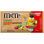 M&M'S Toasty Holiday Peanut Chocolate Christmas Candy - Share Size