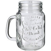 our goods Glass Mason Jar Mug