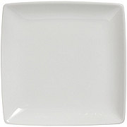 our goods Square Porcelain Salad Plate - White