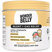 Wonderbelly Mango Smoothie Bloat & Gas Relief Chewable Tablets