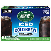 Green Mountain Coffee Iced Cold Brew Original Black Pods