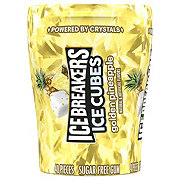 Ice Breakers Ice Cubes Golden Pineapple Sugar Free Chewing Gum Bottle