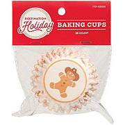 Destination Holiday Christmas Baking Cups - Cowboy Gingerbread