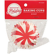 Destination Holiday Christmas Baking Cups - Peppermint