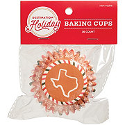 Destination Holiday Christmas Baking Cups - Texas