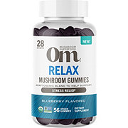 Om Relax Mushroom Gummies Blueberry