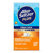 Alka-Seltzer Plus Cold & Flu Fizzy Chewable Tablets - Orange