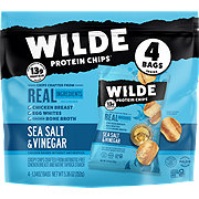WILDE Protein Chips 4 pk Bags  - Sea Salt & Vinegar