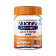 Mucinex Children's Mighty Chews For Daytime Cough Chewable Tablets - Mixed Berry