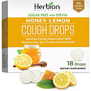 Herbion Naturals Cough Drops Honey Lemon No Sugar