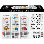 Celsius Live Fit Sparkling Energy Drink - Fizz Free Variety Pack, 12 pk
