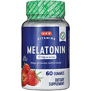 H-E-B Vitamins Melatonin Gummies - 12 mg