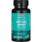 H-E-B Herbals Melatonin Free Deep Sleep Support Capsules