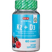 H-E-B Vitamins K2 & D3 Gummies