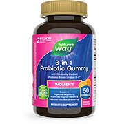 Nature's Way Women's 3-in-1 Probiotic Gummies