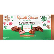 Russell Stover Sugar Free Assorted Chocolate Candy Christmas Gift Box, 12 pc