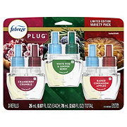 Febreze Odor-Fighting Fade Defy PLUG Air Freshener Oil Refill - Pine, Apple, & Cranberry Mix