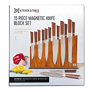 Kitchen & Table by H-E-B Magnetic Knife Block Set