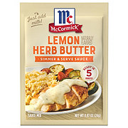 McCormick Lemon Herb Butter Simmer & Serve Sauce Mix