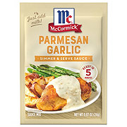 McCormick Parmesan Garlic Simmer & Serve Sauce Mix