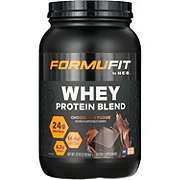 FORMUFIT by H-E-B Whey 24g Protein Powder Blend - Chocolate Fudge