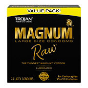 Trojan Magnum Raw Lubricated Condoms