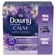 Downy Calm Mega Dryer Sheets - Lavender & Vanilla Bean 