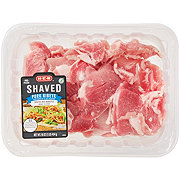 H-E-B Shaved Pork Ribeye