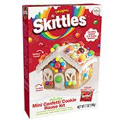 Cookies United Skittles Mini Christmas Confetti Cookie House Kit