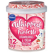 Pillsbury Whipped Funfetti Frosting - Strawberries & Cream