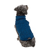 Simply Dog Blue Pull On Marled Jacket Large