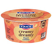 Fage Creamy Dreamy Cream Dessert - Peach Cobbler 