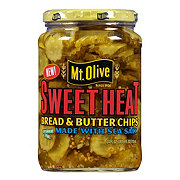 Mt. Olive Sweet Heat Bread & Butter Chips with Sea Salt