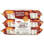 H-E-B Baby Wipes - Orange Clove