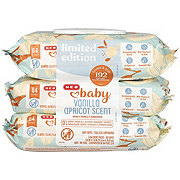 H-E-B Baby Wipes - Vanilla Apricot