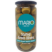 Mario Stuffed Green Olives With Creamy Truffle Cheese