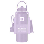 Iron Flask Wide Mouth Water Bottle & 3 Lids - Lavender