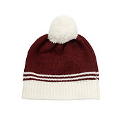 Simply Dog Red Striped Pom Beanie XS/S