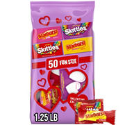 Skittles & Starburst Assorted Fun Size Valentine's Exchange Candy