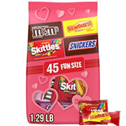 M&M'S, Snickers, Skittles & Starburst Assorted Fun Size Valentine's Candy