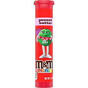 M&M'S Minis Peanut Butter Chocolate Valentine's Candy Tube