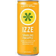 IZZE Sparkling Juice Pineapple 6 pk Cans