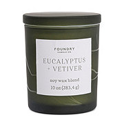 Foundry Candle Co. Eucalyptus & Vetiver Scented Soy Candle