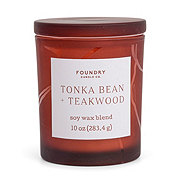 Foundry Candle Co. Tonka Bean & Teakwood Scented Soy Candle