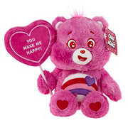 Care Bears Cheer Bear Valentine's Plush with Pink Lollipop